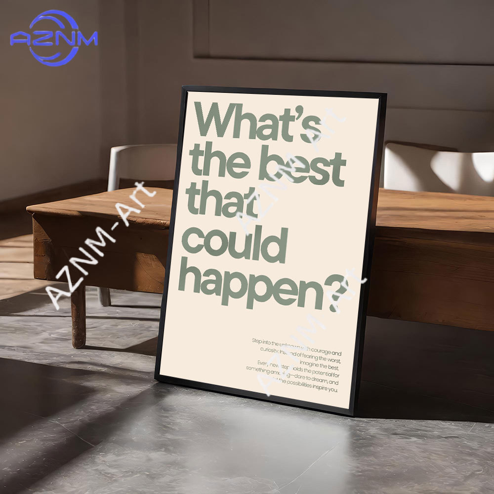 Home Office Room Inspiration - Minimalistische Motivationszitate Inspirierende Disziplin-Kunstposter Leinwanddruck Wandbilder