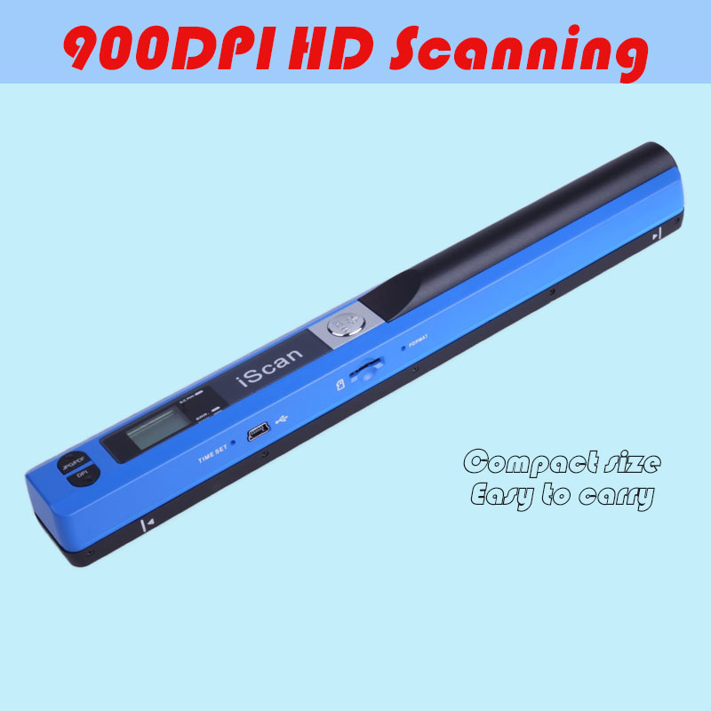 Document Scanner Portable - iScan Handheld-Scanner A4 Document Fast HD