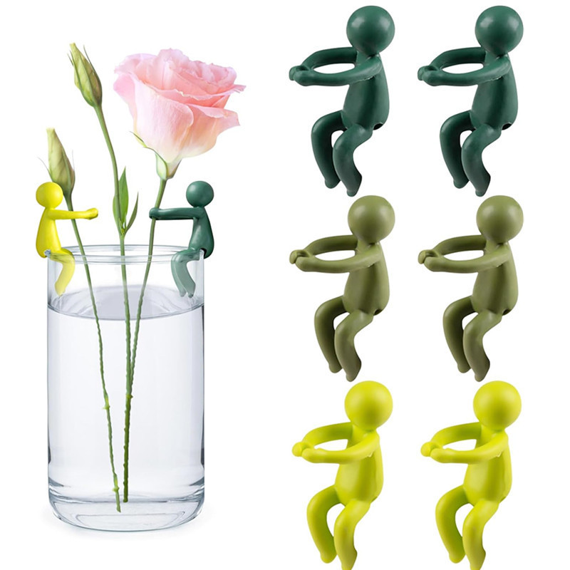 Home Office Layout - Hydroponische Pflanzen-Fixierfigur Ornament Aufrecht Pflanzenstütze Deko