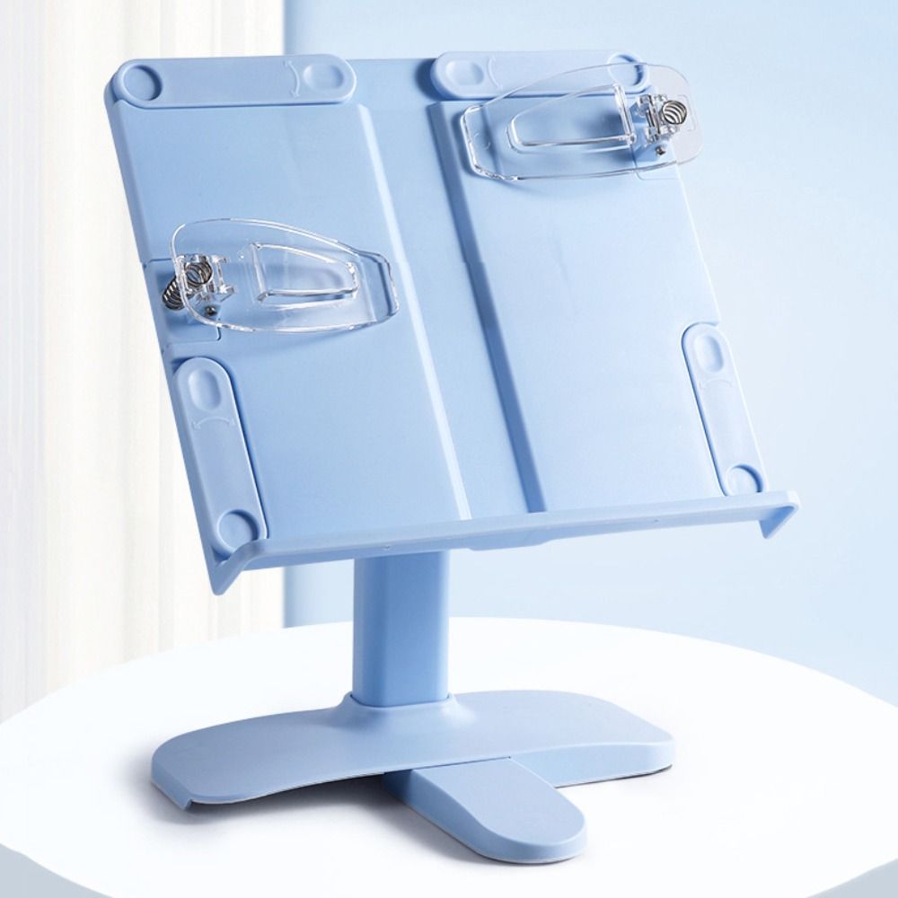 Document Holder Stand - Verstellbarer Winkel, höhenverstellbarer Schreibtisch-Buchständer, zusammenklappbar mit