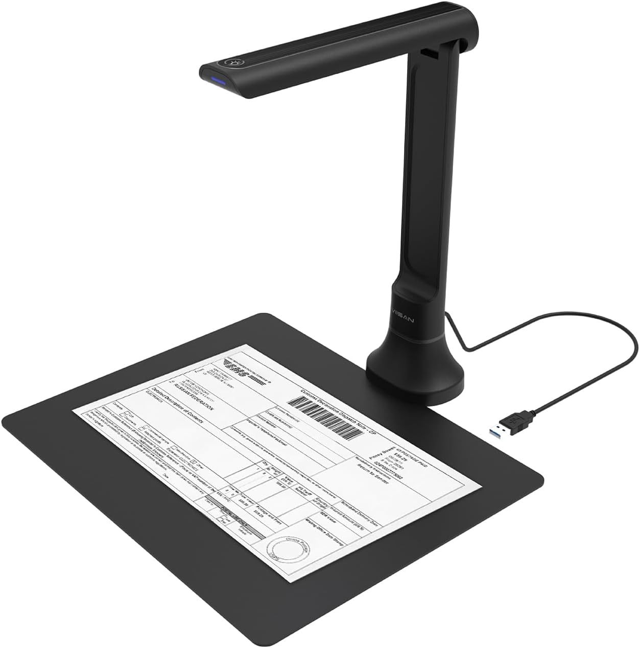 Document Scanner Portable - VIISAN DB8401 16MP Dokumentenkamera für Büro