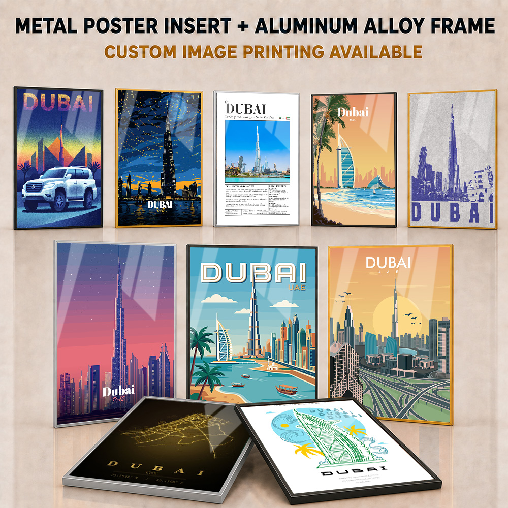 Dubai / VAE, gerahmter Metalld – Home Office Dubai Bewertung und Preis