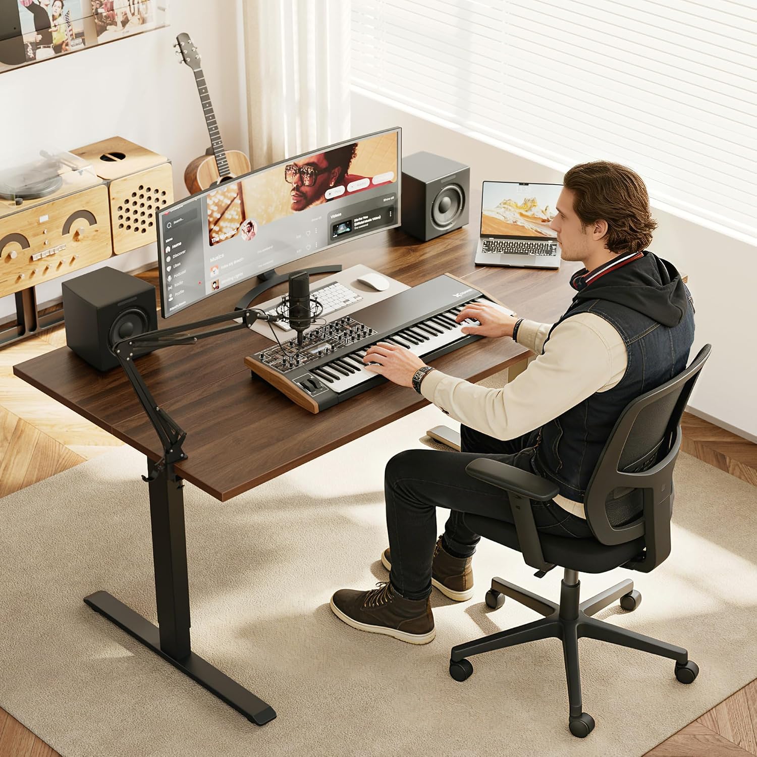 Elektrischer Stehschreibtisch, – Home Office Work Table Bewertung und Preis