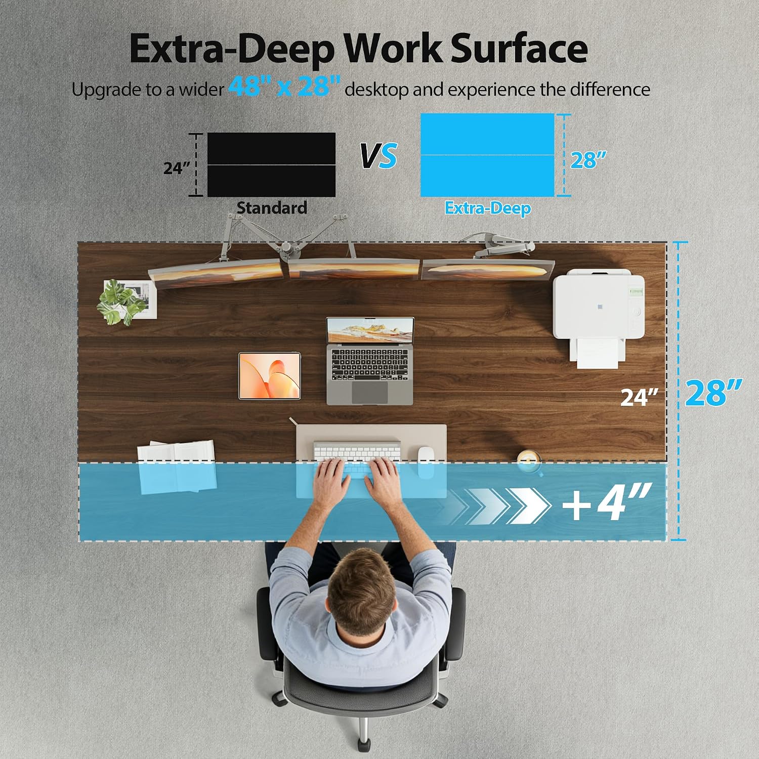 Elektrischer Stehschreibtisch, – Home Office Work Table Bewertung und Preis