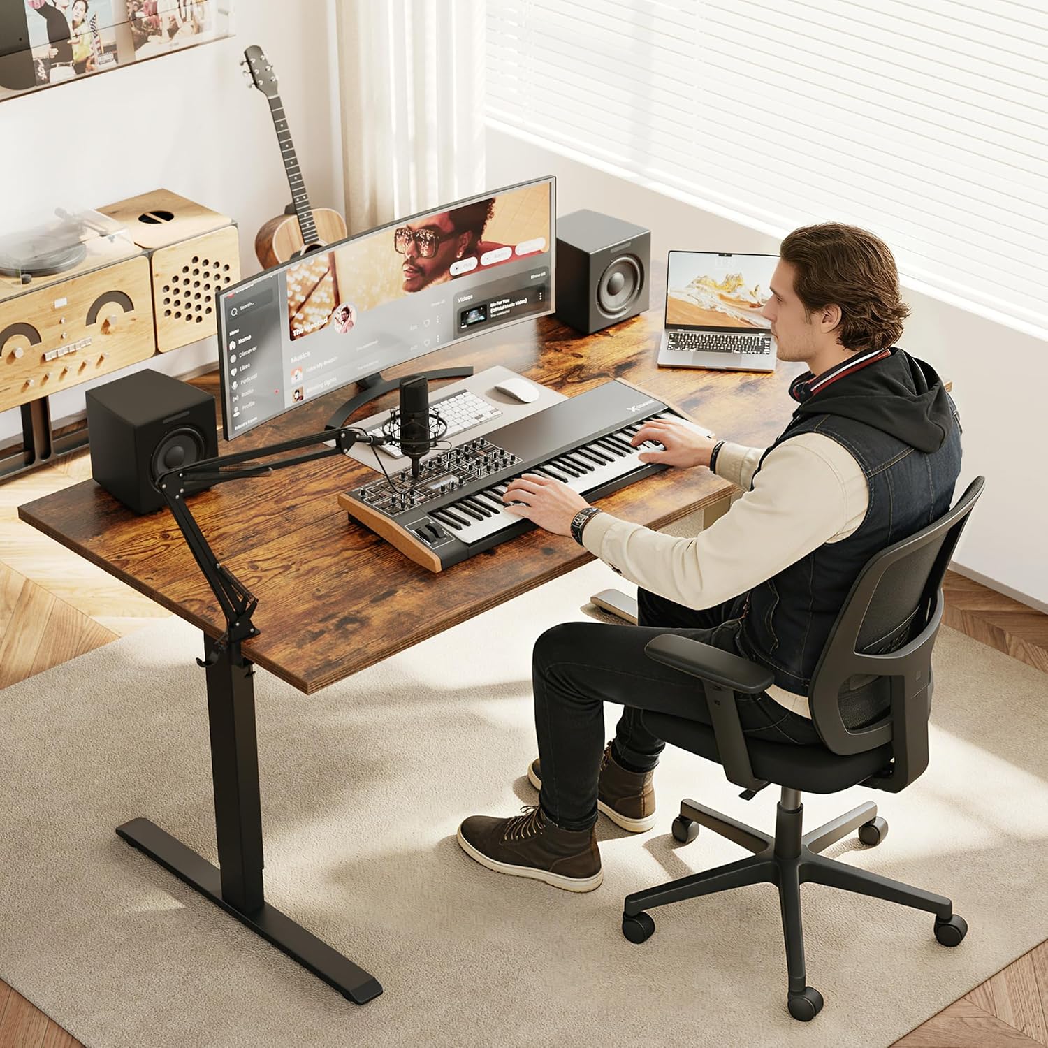 Elektrischer Stehschreibtisch, – Home Office Work Table Bewertung und Preis