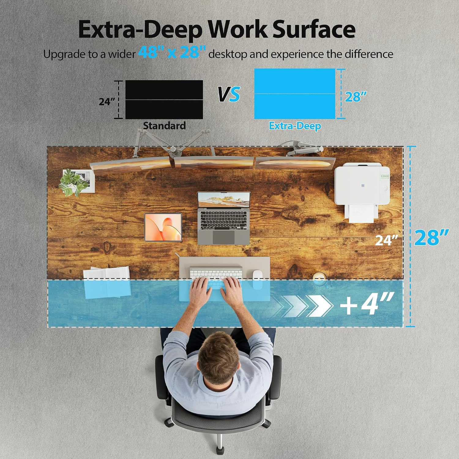 Elektrischer Stehschreibtisch, – Home Office Work Table Bewertung und Preis