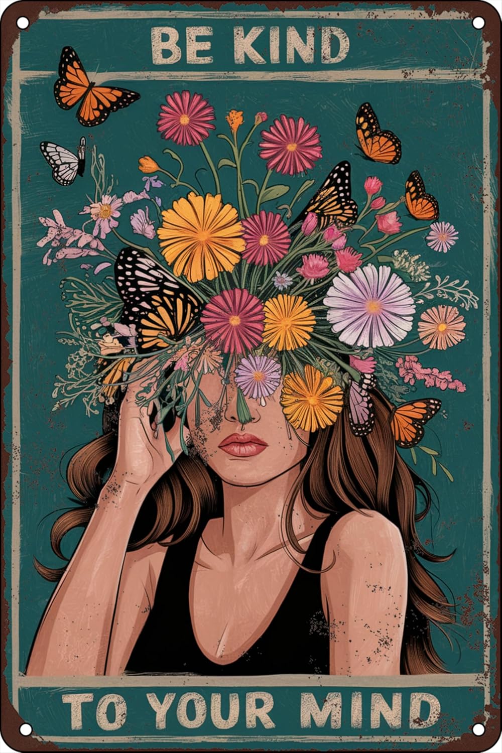 Y1, Be Kind to Your Mind Vinta – Home Office Room Inspiration Bewertung und Preis