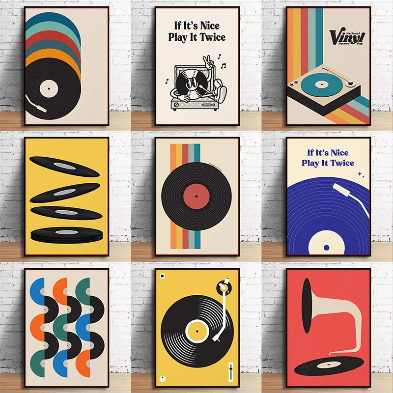 Mid-Century Vinyl-Schallplatte – Home Office Or Bewertung und Preis