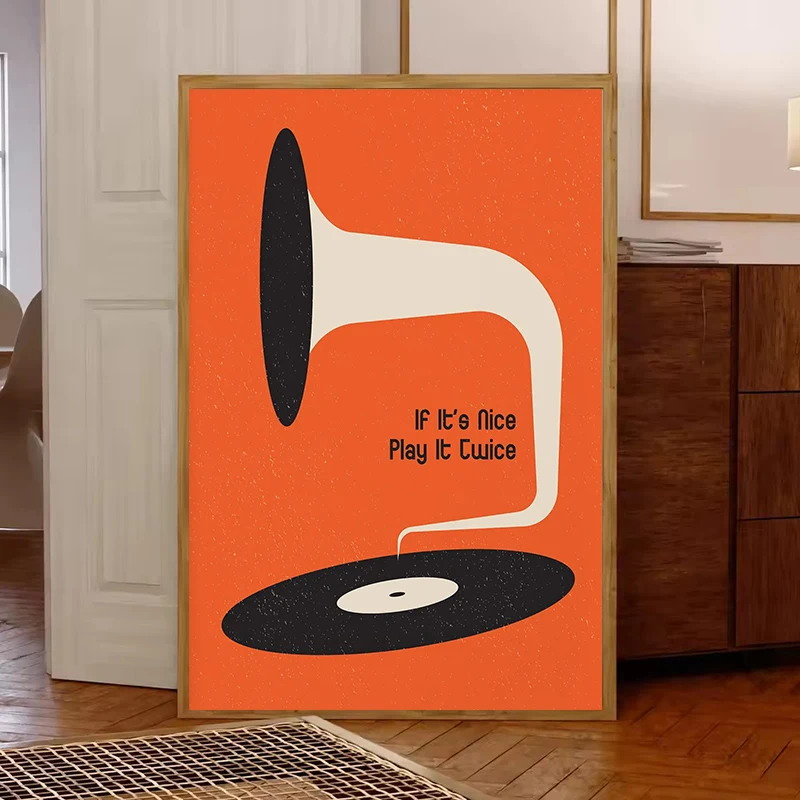 Mid-Century Vinyl-Schallplatte – Home Office Or Bewertung und Preis