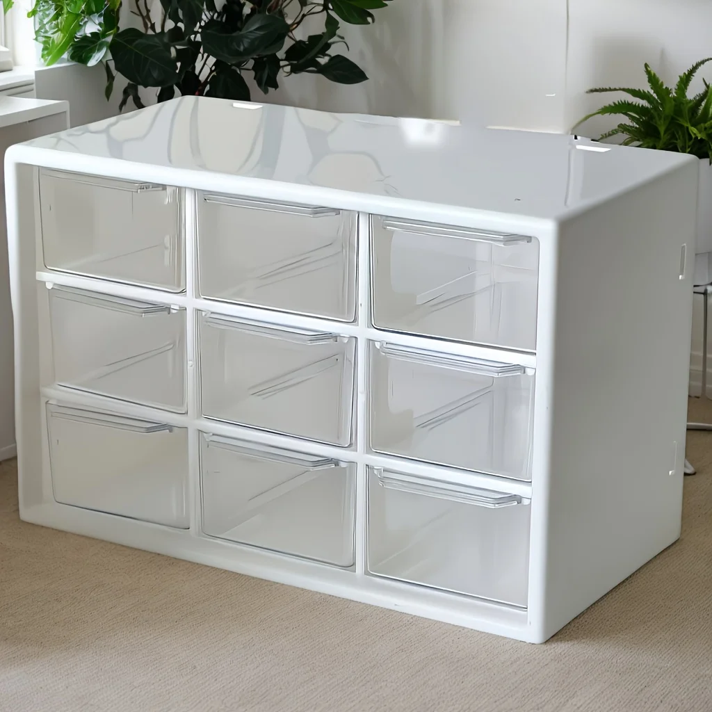Aufbewahrungsbox aus Perlenmat – Home Office Work Table Bewertung und Preis