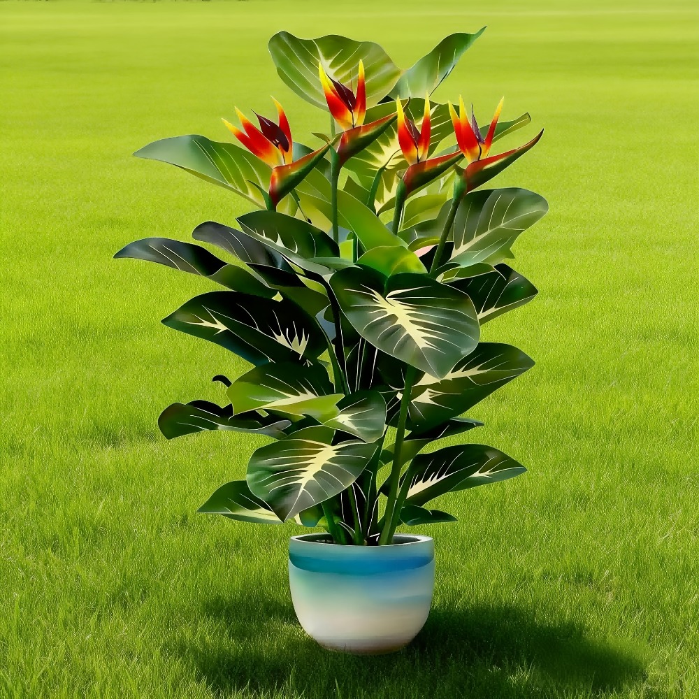 Künstliche Paradiesvogelblumen – Home Office Layout Bewertung und Preis