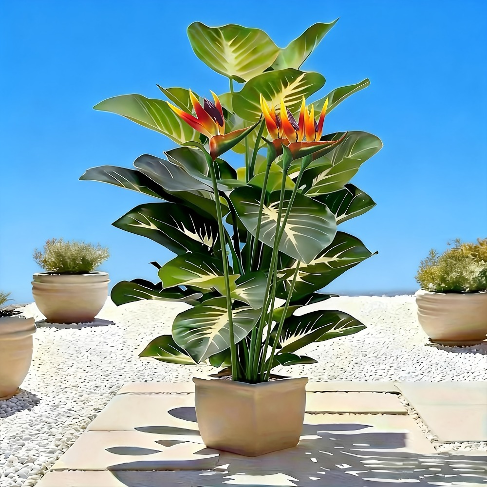 Künstliche Paradiesvogelblumen – Home Office Layout Bewertung und Preis