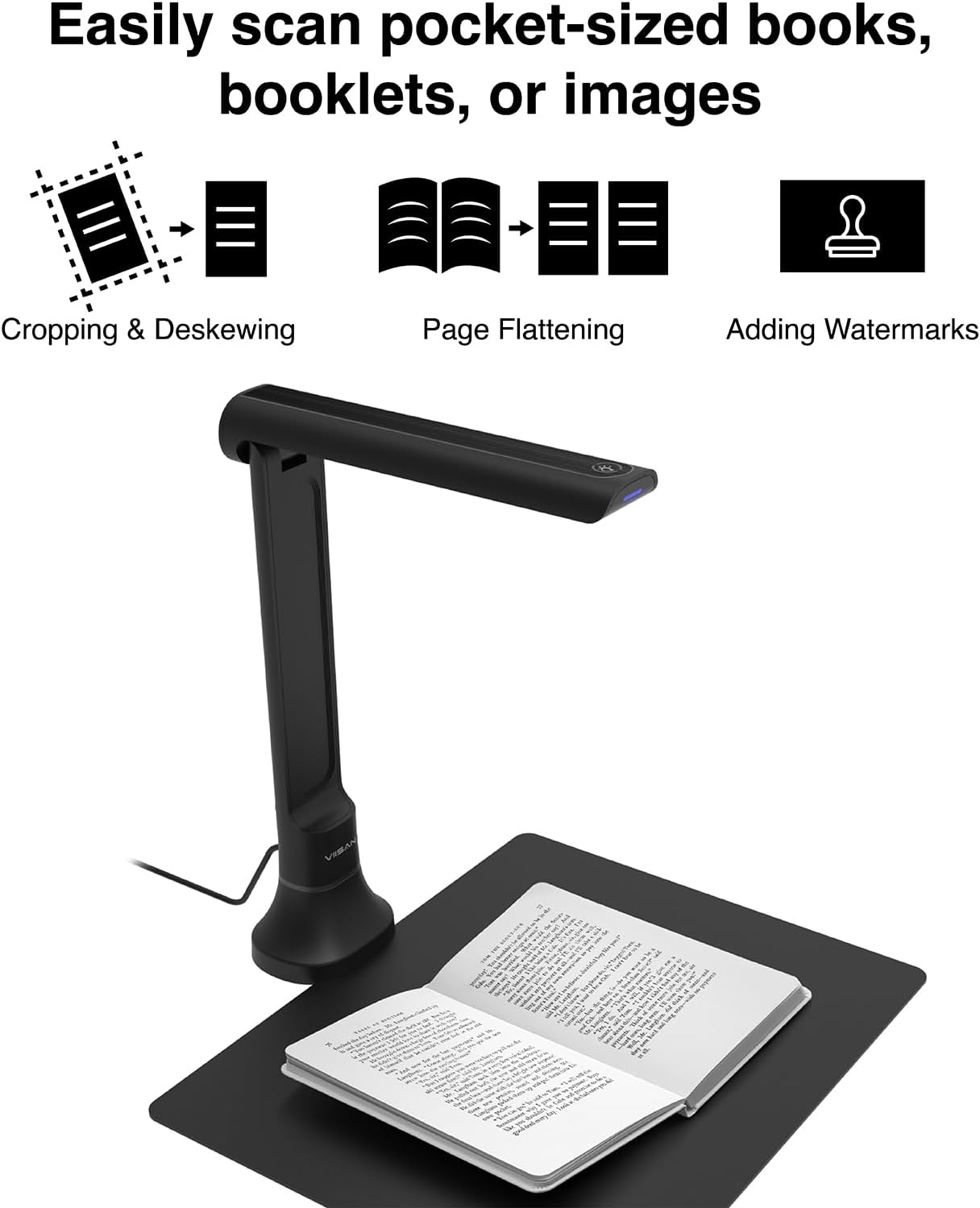 VIISAN DB8401 16MP Dokumentenk – Document Scanner Portable Bewertung und Preis