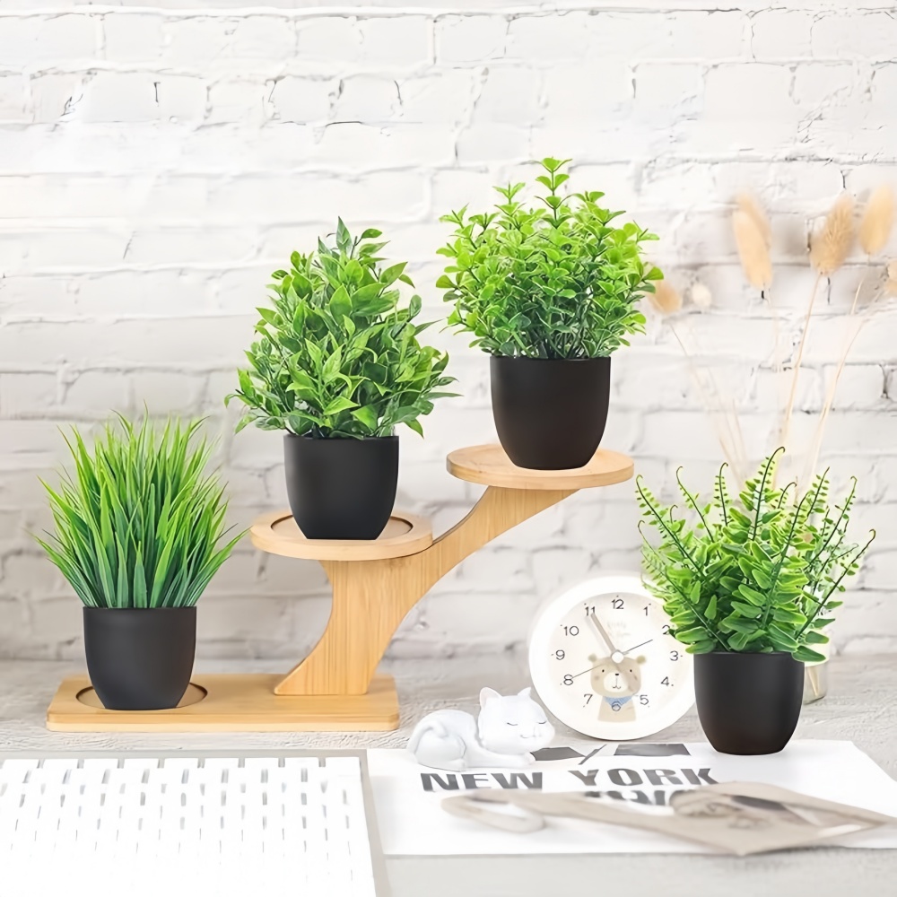 4-teiliges Set Mini Künstliche – Home Office Layout Bewertung und Preis