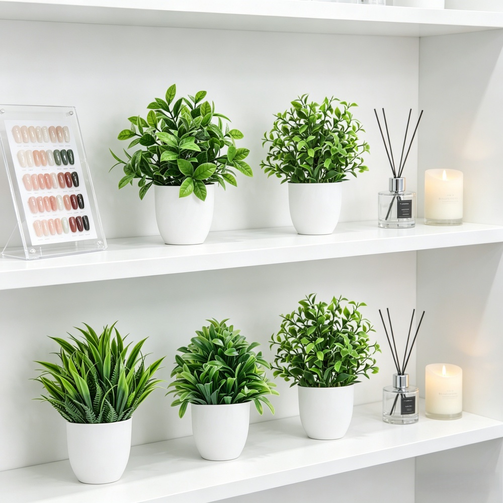 4-teiliges Set Mini Künstliche – Home Office Layout Bewertung und Preis
