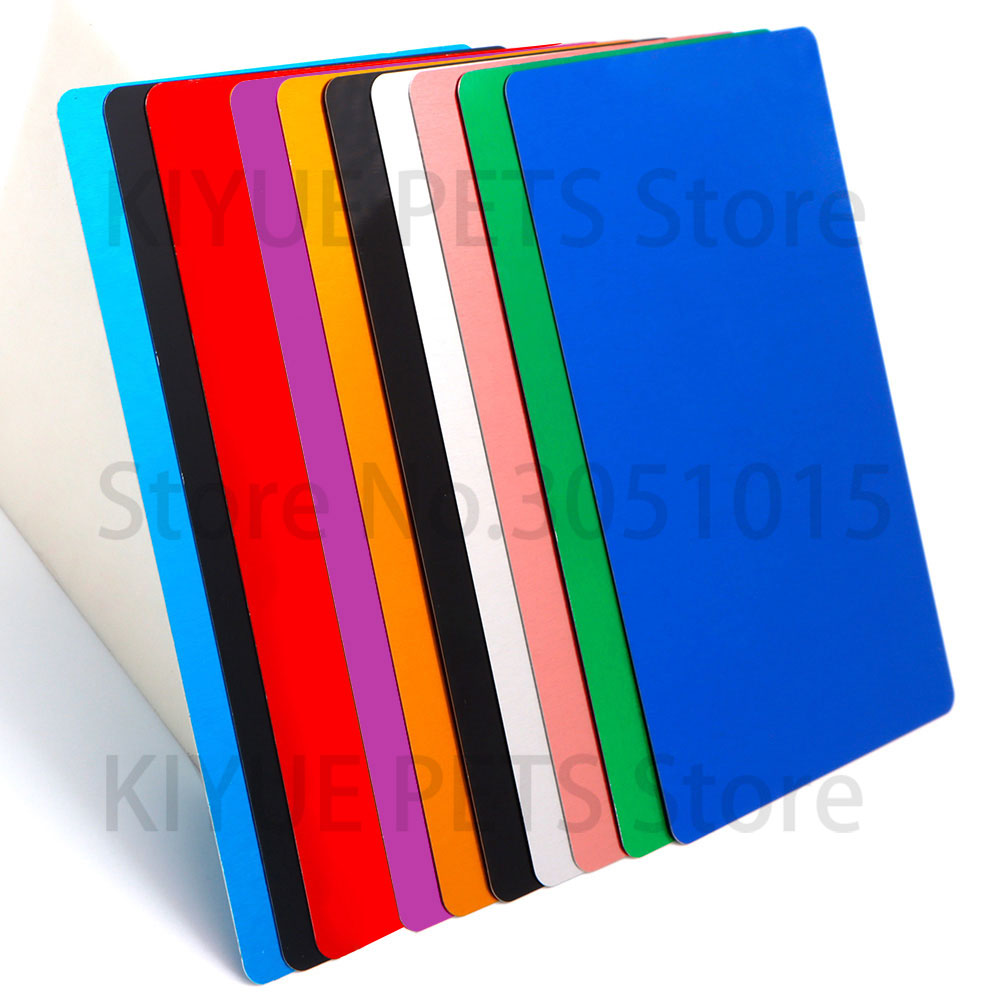 100PCS Tragbare Metall Visiten – Home Office Logo Bewertung und Preis